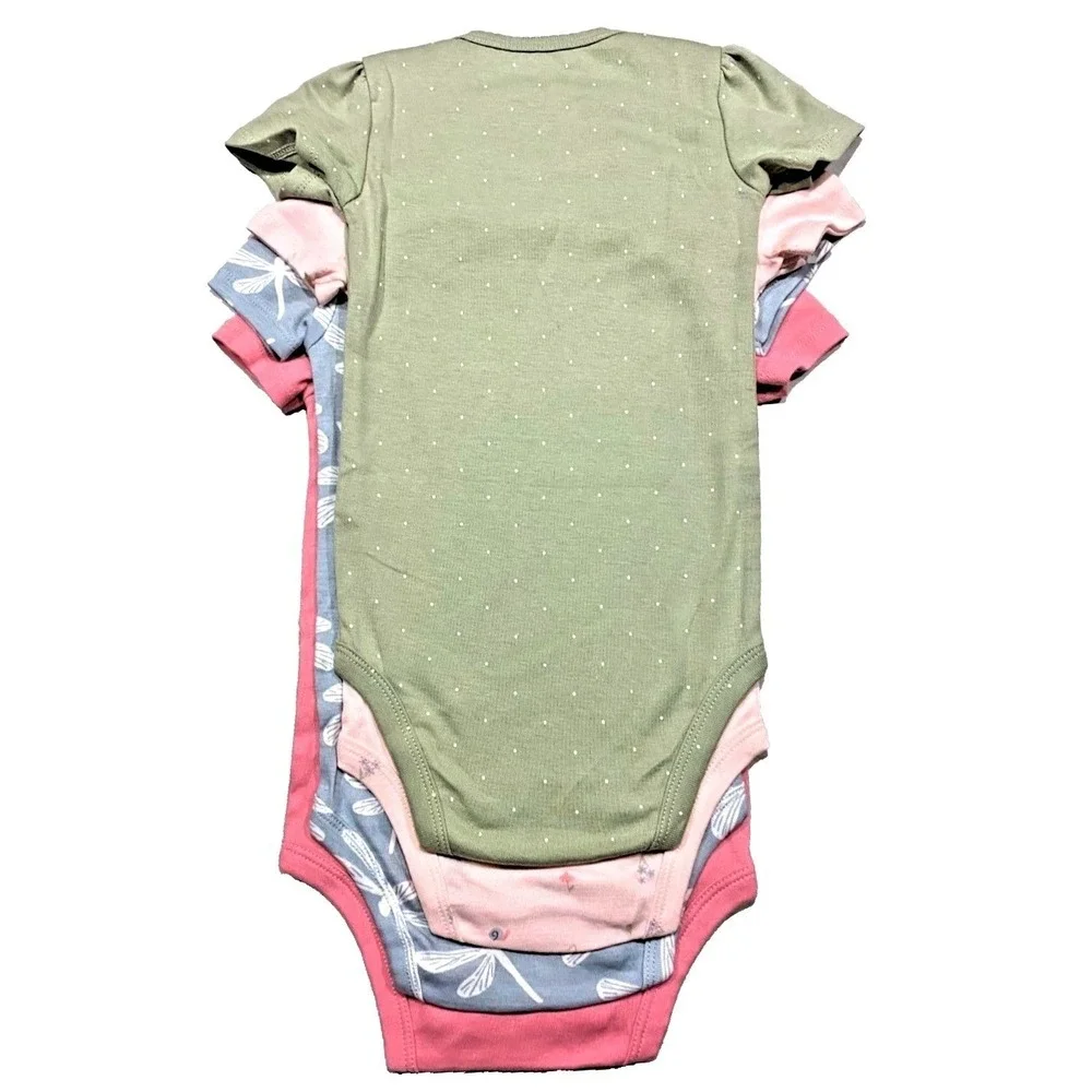 Carter's Baby Girl 4-pack Body Suit Pink, Blue,‎ Green 18M New with Tags!